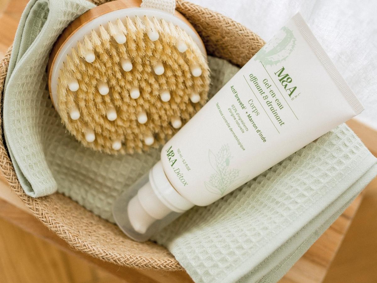 Le gel affinant et drainant cosmétiques