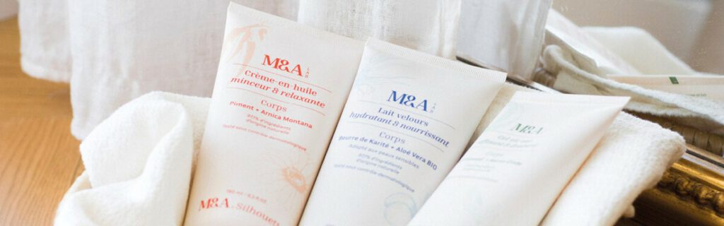 les soins cosmétiques de M&A Lab complémentaires à la massothérapie