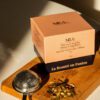 packaging et texture du thé vert sencha