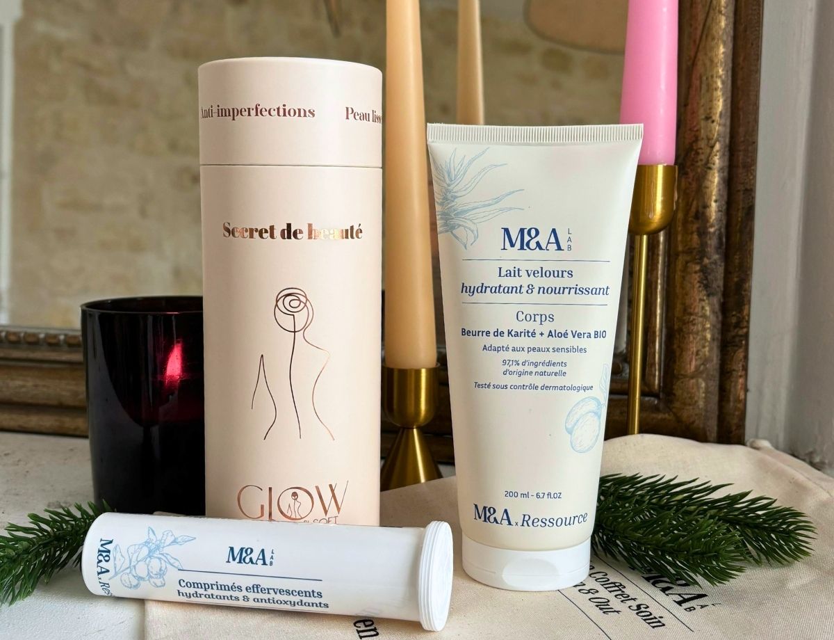 coffret noel glow pour exfolier et briller pour les fetes